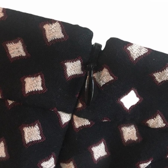 Kate Spade Broome Street Diamond Cigarette Cropped Pants Sz 4 - Picture 3 of 7